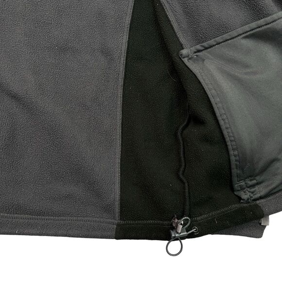 The North Face Jacket Khumbu Fleece Mens M Gray Pockets Full Zip  A484 - Picture 5 of 8